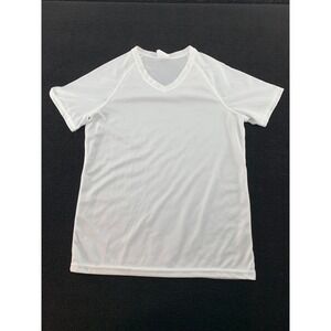 Augusta Sportswear Ladies XS V-Neck Short‎ Sleeve Athletic T-Shirt White